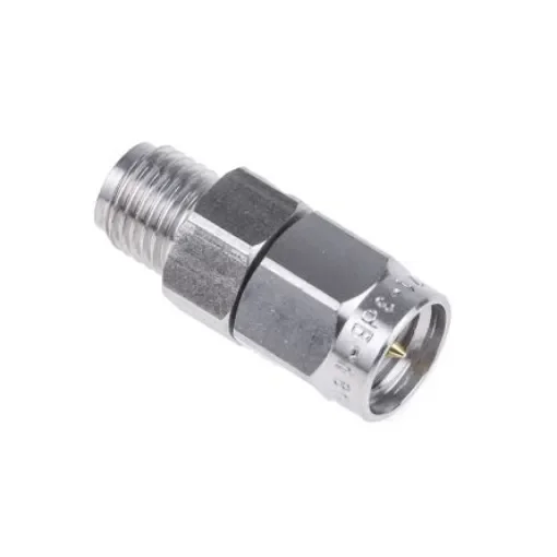 Radiall 50O RF Attenuator Straight SMA Connector SMA Plug to Socket 3dB, Operating Frequency 18GHz - R411803121 product image