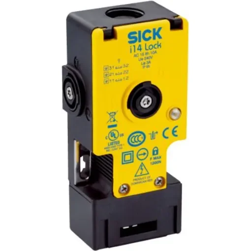 SICK i14 Safety Interlock Switch, 3NC, Electromagnetic, Glass Fibre Reinforced Thermoplastic, Electromagnetic - i14-M0303 Lock product image