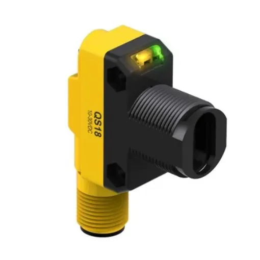 Banner diffuse Photoelectric Sensor, Rectangular Sensor, 150 mm Detection Range - QS18VP6FQ8 product image