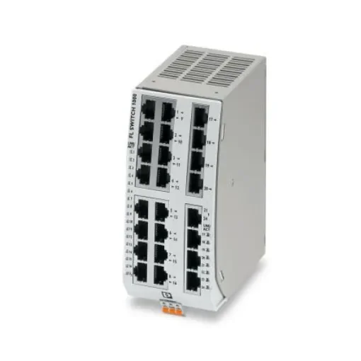 Phoenix Contact 1024T, Unmanaged 24 Port Industrial Ethernet Switch With PoE - 1343027 product image