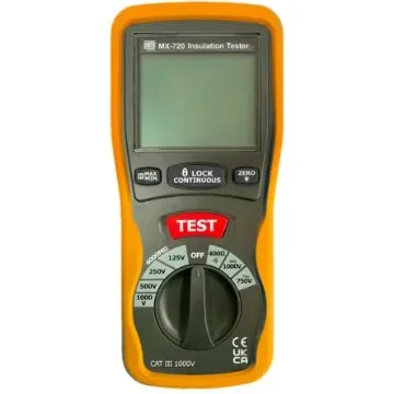 Catu MX-720 Insulation Tester, 1000V dc Max, 2000MO Max, Cat III 1000V product image