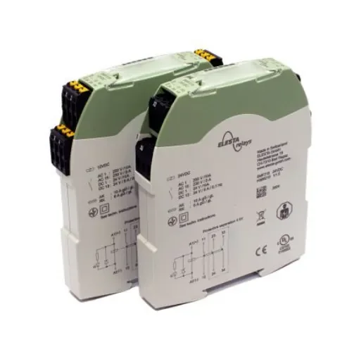 Elesta DIN Rail Force Guided Relay, 12V dc Coil Voltage, 3 Pole, 2NO/1NC - SMF218-12VDC (H306700) product image