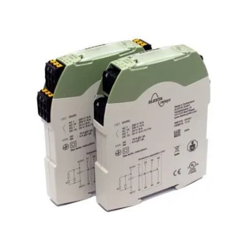 Elesta DIN Rail Force Guided Relay, 24V dc Coil Voltage, 4 Pole - SMF229-24VDC (H306542) product image