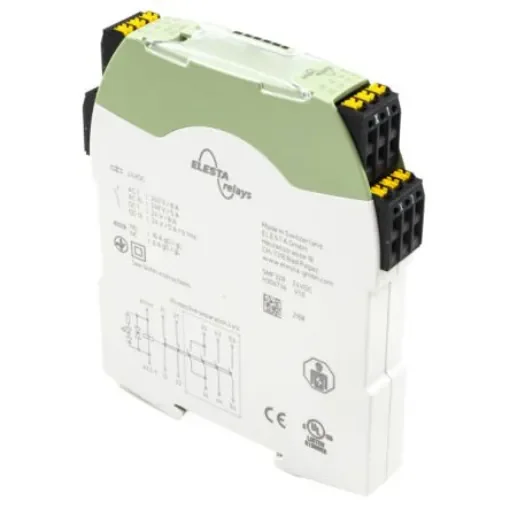 Elesta DIN Rail Force Guided Relay, 24V dc Coil Voltage, 6 Pole, 3NO/2NC - SMF329-24VDC (H306737) product image