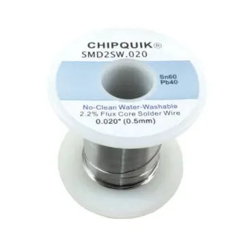 CHIPQUIK Wire, 0.5mm Solder, 183-188°C Melting Point - SMD2SW.020 8OZ product image