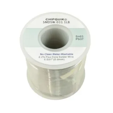 CHIPQUIK Wire, 0.8mm Solder, 183°C Melting Point - SMDSW.031 1LB product image