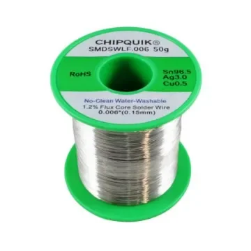 CHIPQUIK Wire, 0.15mm Solder, 217-220°C Melting Point - SMDSWLF.006 50g product image