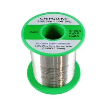 CHIPQUIK Wire, 0.2mm Solder, 217-220°C Melting Point - SMDSWLF.008 50g product image