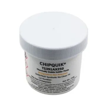 CHIPQUIK Thermally Stable Solder Paste No Solder Paste, 250g Jar - TS391AX250 product image