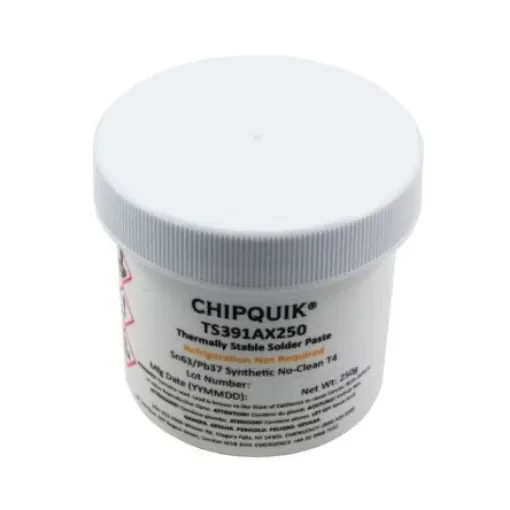 CHIPQUIK Thermally Stable Solder Paste No Solder Paste, 250g Jar - TS391AX250 product image