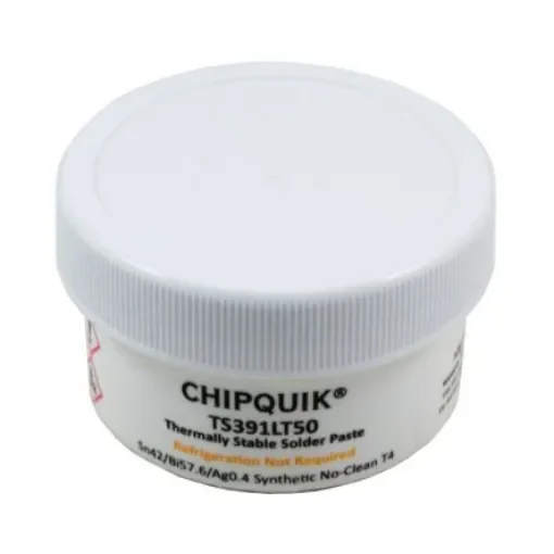 CHIPQUIK Thermally Stable Solder Paste Lead Free Solder Paste, 50g Jar - TS391LT50 product image