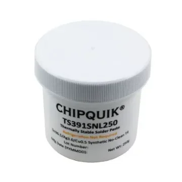 CHIPQUIK Thermally Stable Solder Paste Lead Free Solder Paste, 250g Jar - TS391SNL250 product image