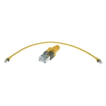 HARTINGRJ-45 Series, 1.5m Cat6, Yellow RJ45 to Male RJ45 Male, S/FTP, Terminated Polyurethane Sheath - 09474747110 product image