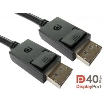 RS PRO Male DisplayPort to Male DisplayPort, PVC  Cable, 4K, 2m - 2863300 product image