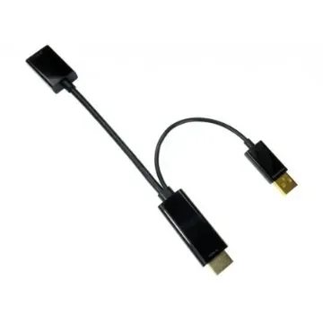 RS PRO HDMI Adapter, Male HDMI to Female DisplayPort - 2863367 product image