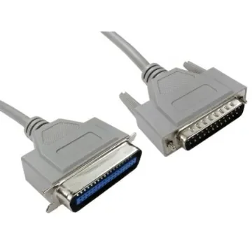 RS PRO 25 Pin D-sub to Male Centronics Parallel Cable, 7m, Grey Sheath - 2863390 product image