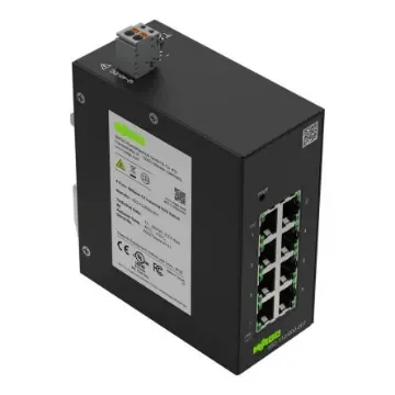 WAGO 852, Unmanaged 8 Port Network Switch, RJ-45 - 852-112/000-001 product image