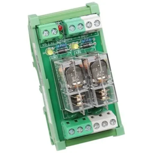 Seeit DIN Rail Power Relay, 12V Coil, 10A Switching Current, SPDT - DIN-RELAY02-12V product image