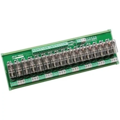 Seeit DIN Rail Power Relay, 12V Coil, 10A Switching Current, SPDT - DIN-RELAY16-12V product image