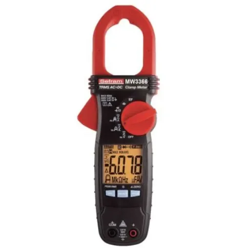 Sefram MW3366 Clamp Meter, 600A dc, Max Current 600A ac CAT III 600V and CAT IV 300V product image