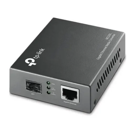 TP-Link RJ45 Ethernet Media Converter, 10/100Mbit/s, Half/Full Duplex - MC220L product image