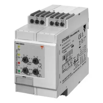 Carlo Gavazzi Voltage Monitoring Relay, 3 Phase, SPDT, DIN Rail - DPC01DM48400HZ product image