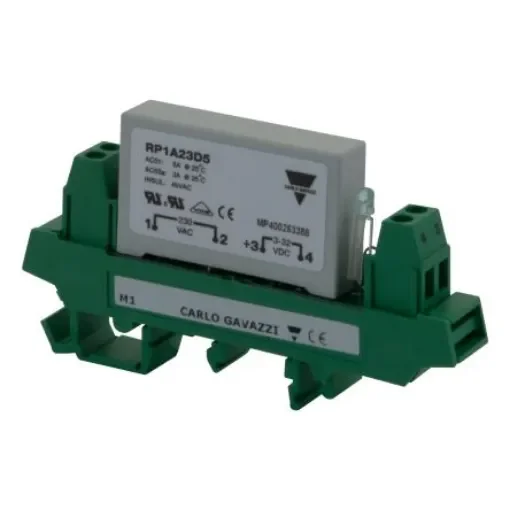 Carlo Gavazzi RP1 Series Solid State Relay, 5.5 A ac Load, PCB Mount, 265 V Load, 34 Vdc Control - RP1A23D6M1 product image