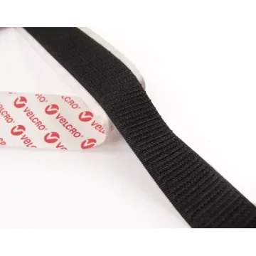 Velcro Adhesive Black Hook & Loop Tape, 20mm x 2.5m - VEL-EC60215 product image
