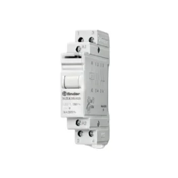 Finder DIN Rail Power Relay, 230V ac Coil, 16A Switching Current, DPST - 202282304000 product image
