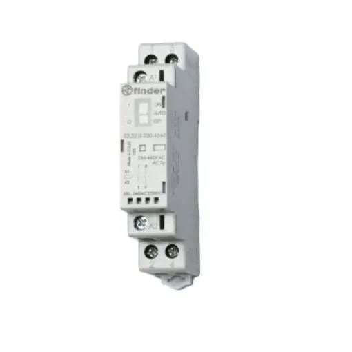 Finder 22 Series Contactor, 2-Pole, 120 A, 1 kW, 1NC/1NO, 440 V ac - 223202304540 product image