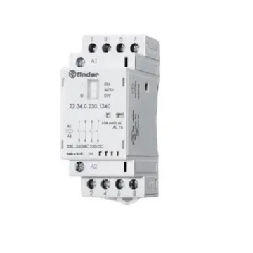 Finder 22 Series Contactor, 4-Pole, 120 A, 1 kW, 1NC/1NO, 440 V ac - 223402304340 product image