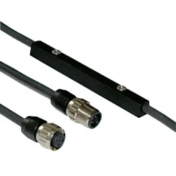 SICK Straight Male 5 way M12 to Straight Female 5 way M12 Connector & Cable, 160mm - 2046452 product image