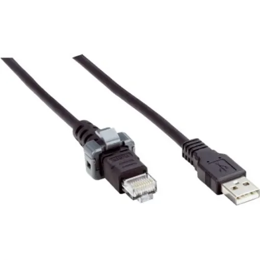 SICK Male USB A to Male RJ45 Cable, 3m, 60452 Series - 6045232 product image