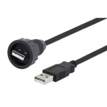 L-Com USB 2.0, Male USB to Male USB A, 500mm - U2A00009-05M product image