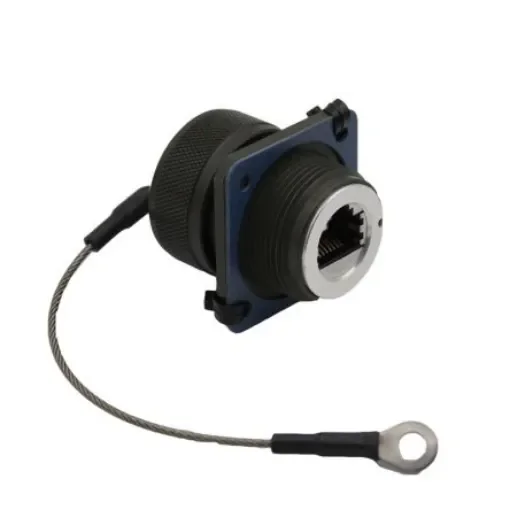 Bulgin 600 Series - Ethernet Buccaneer Connectors Series Female Ethernet Connector, Flange Mount, Cat5e Straight - PXM06285FANBKUS product image
