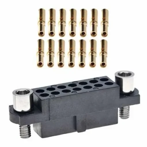 HARWIN M80 Series Straight PCB Socket, 34-Contact, 2-Row, 2mm Pitch, Crimp Termination - M80-4803442 product image