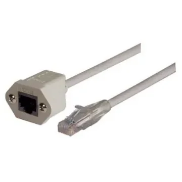 L-ComTRD, 3ft Cat5e, Grey RJ45 to Female RJ45 Male, Unshielded Unshielded, Terminated PVC Sheath - TRDC5EXTF-3 product image