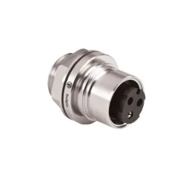 Bulgin Circular Connector, 4 Contacts, Panel Mount, M22 Connector, Plug, IP66, IP68, IP69K, 6000 Series Buccaneer Series - PXM6012/04P/CR product image
