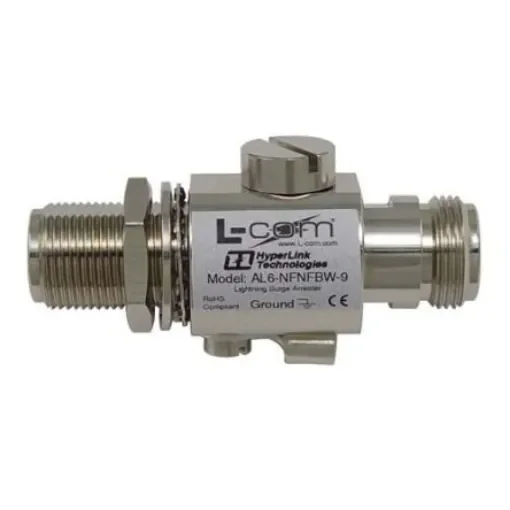 L-Com AL6 Series, Jack Bulkhead Mount N Connector, Straight Body - AL6-NFNFBW-9 product image