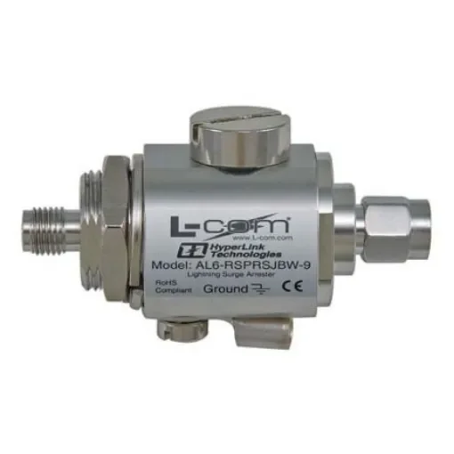 L-Com AL6 Series Plug Bulkhead Mount RP-SMA, Straight Body - AL6-RSPRSJBW-9 product image