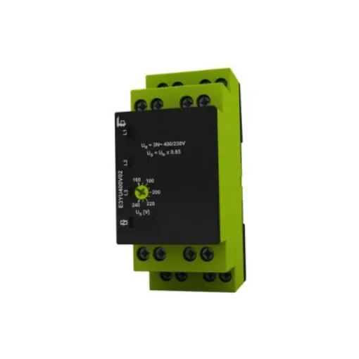 Tele Voltage Monitoring Relay, Three Phase, DPDT, DIN Rail - E3YU400V02 product image