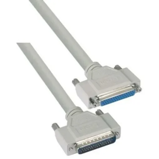 L-Com Male D-Sub to Female D-Sub Cable assembly, 2.5ft PVC - CHD44MF-2.5 product image