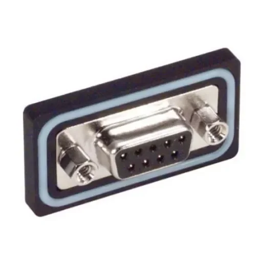 L-Com WPSD 9 Way Screw D-sub Connector Socket, with Jack Screw - WPSD9S product image