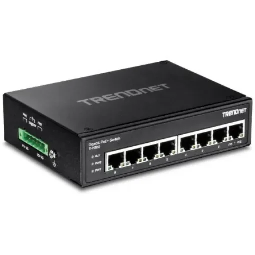 Trendnet TI-PG80, Unmanaged 8 Port Ethernet Switch With PoE product image