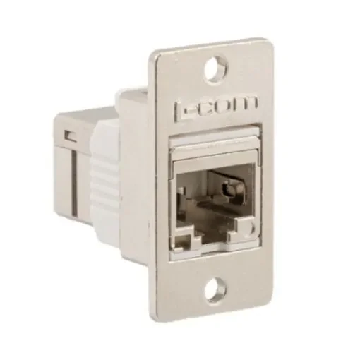 L-Com ECF Series Single-Port RJ45 Ethernet Coupler, Cat6a, Shielded - ECF504-SC6A-DC product image