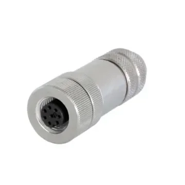 Kubler Industrial Circular Connectors, 8 Contacts, Cable Mount, M12 Connector, Socket, Female, IP67, 05.CMB Series - 05.CMB 8181-0 product image