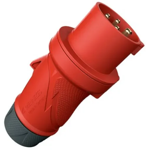MENNEKES, PowerTOP Xtra IP54 Red 4P Connector Plug, Rated At 32A, 400 V - 13516 product image