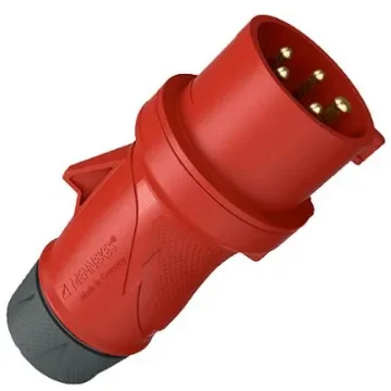 MENNEKES, PowerTOP Xtra IP54 Red 5P Connector Plug, Rated At 32A, 400 V - 13523 product image