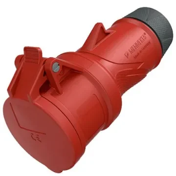 MENNEKES, PowerTOP Xtra IP54 Red 5P Connector, Rated At 32A, 400 V - 14523 product image