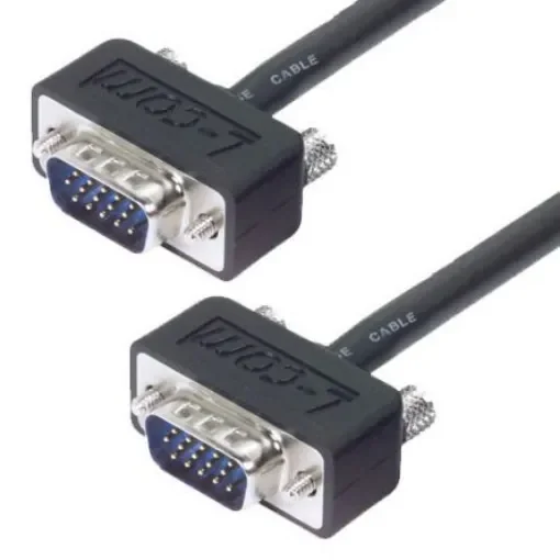 L-Com Male D-Sub to Male D-Sub SVGA Cable, 5ft Black - CTL3VGAMM-5T product image